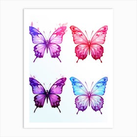 Butterfly Set 3 Art Print