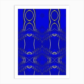 Abstract Blue 2 Art Print