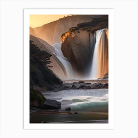 Alamere Falls, United States Realistic Photograph (1) Art Print