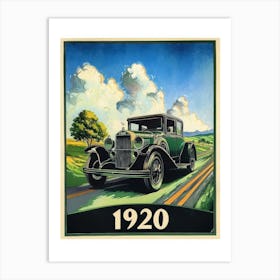 Aihrgdesign A Retro Industrial Poster Promoting Modern Automo 57a6887e Fd77 4195 9f3a 6d5d55fd0b57 2 Art Print