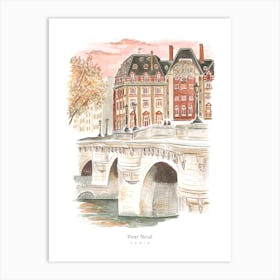 Pont Neuf Paris France Art Print