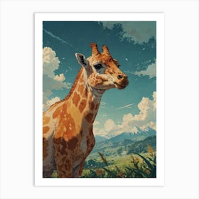 Giraffe 66 Art Print