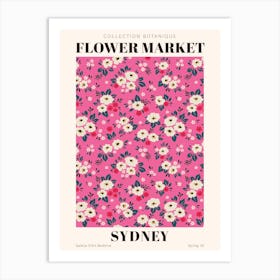 Flower Market Sydney 3x4 Art Print