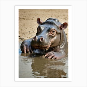 Hippo 1 Art Print