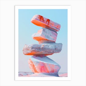 Balancing Rocks Art Print