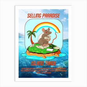 Island Trade Selling Paradise The Comics Art Print