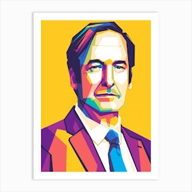 Saul Goodman Breaking Bad Wpap Art Print