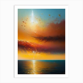Nulear Sunsetsup Art Print