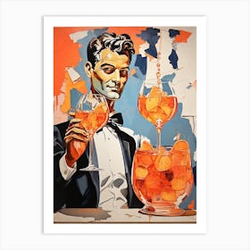 Man In Tuxedo Art Print