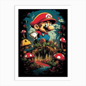 Mario Bros 51 Art Print