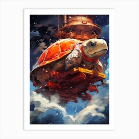 Turtle In The Sky 1 Art Print