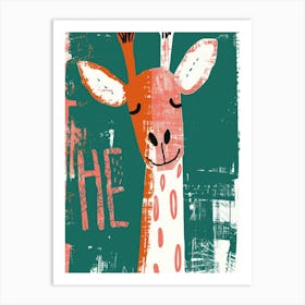 Giraffe 126 Art Print