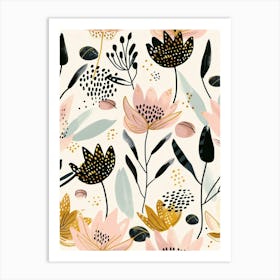 Floral Pattern 20 Art Print