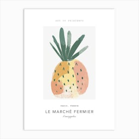 Pineapples Le Marche Fermier Poster 4 Art Print