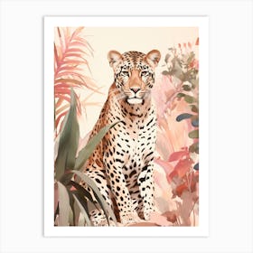 Leopard In The Jungle 5 Art Print