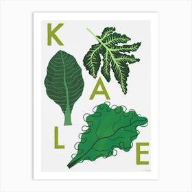 Kale Art Print