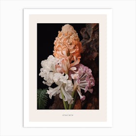 Flower Illustration Hyacinth 3 Poster Art Print