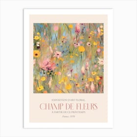 Champ De Fleurs, Floral Art Exhibition 09 Art Print