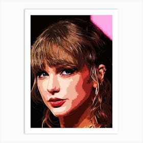 Taylor Swift Painting Art Print