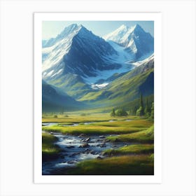 Mountain Landscape 2 Art Print