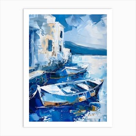 Boats In The Harbor 1 Art Print