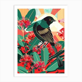 Bird On A Branch 1 Art Print