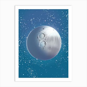 Moon In The Sky Art Print