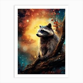 Raccoon Art Print