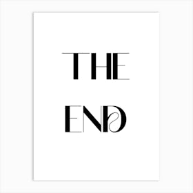 End 2024 printable. Art Print