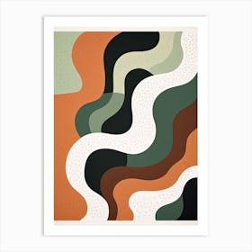 Ethereal Echoes; Risograph Abstract Classics Art Print