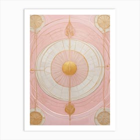 Directions In Pastel Pink Art Print