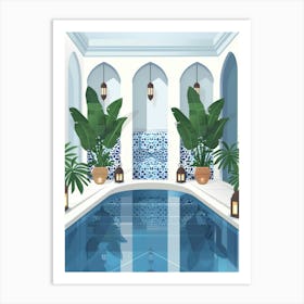 Arabic Interior Design Art Print