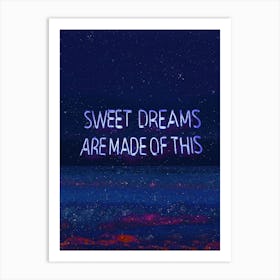 Annie Lennox Sweet Dreams Art Print