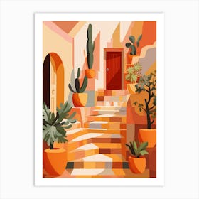 Cactus House Art Print