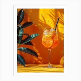 Aperol Spritz Art Print 123 Art Print