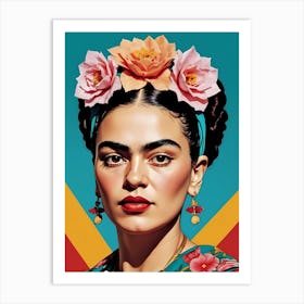 Frida Kahlo Portrait (26) Art Print