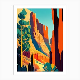 Bryce Canyon National Park United States Of America Pop Matisse Art Print