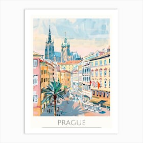 Prague Cityscape 3 Art Print