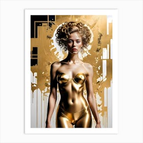 Golden Girl Art Print
