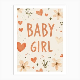 Baby Girl 1 Art Print