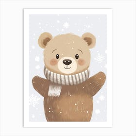 Cute Teddy Bear Art Print