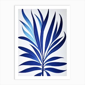 Aloe Vera 2 Stencil Style Art Print