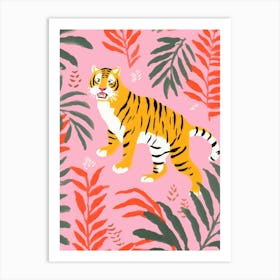 Tiger In The Jungle 12 Art Print