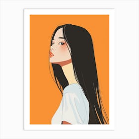 Asian Girl 41 Art Print