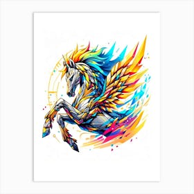 Creative Horse Beauty Illustration Nr 208 Art Print