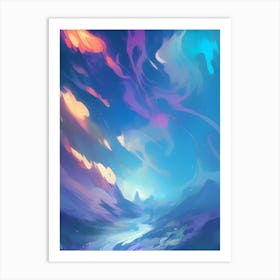 Abstract Painting-Reimagined 2 Art Print