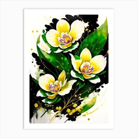 Three Orchids 1 Art Print