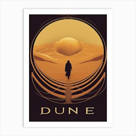 Dune Vintage Fan Art Poster 4 Art Print