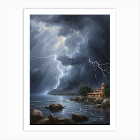 Lightning Storm 5 Art Print