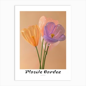 Dreamy Inflatable Flowers Poster Moonflower Art Print